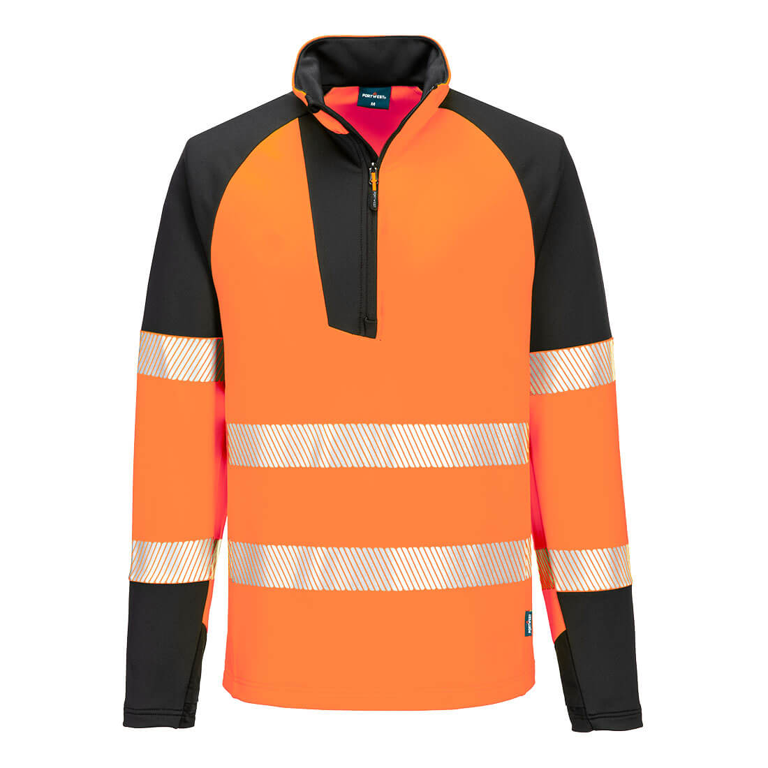 PW3 Hi-Vis Sweatshirt 1/4 Reißverschluss