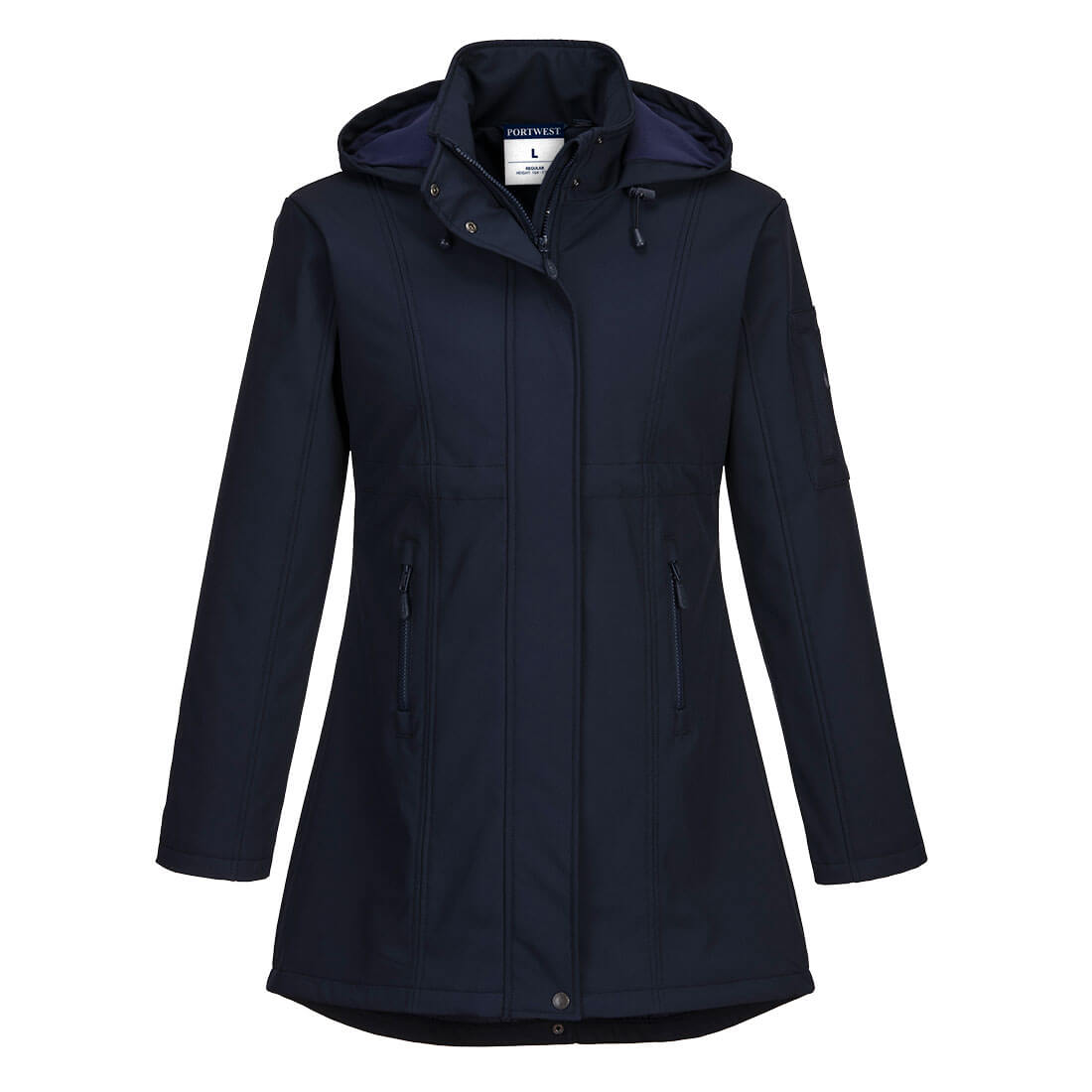 Carla Damen Softshellmantel mit Kapuze (3L)