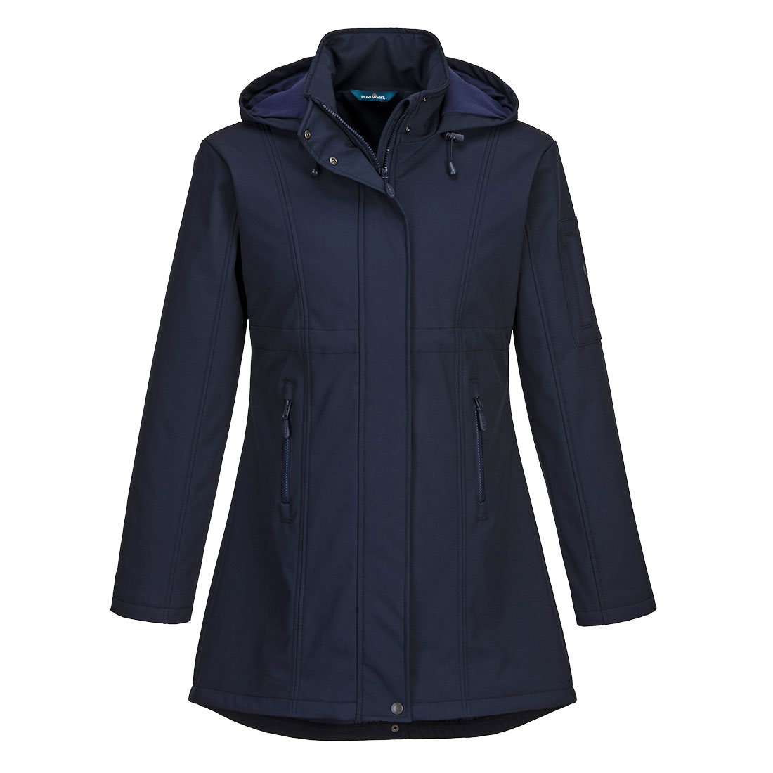 Carla Damen Softshellmantel mit Kapuze (3L)
